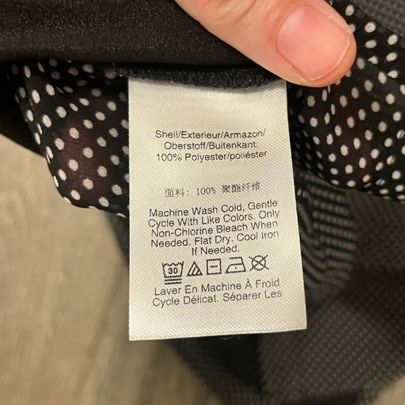 DKNY Polka Dot tunic blouse top XS - Picture 2 of 5